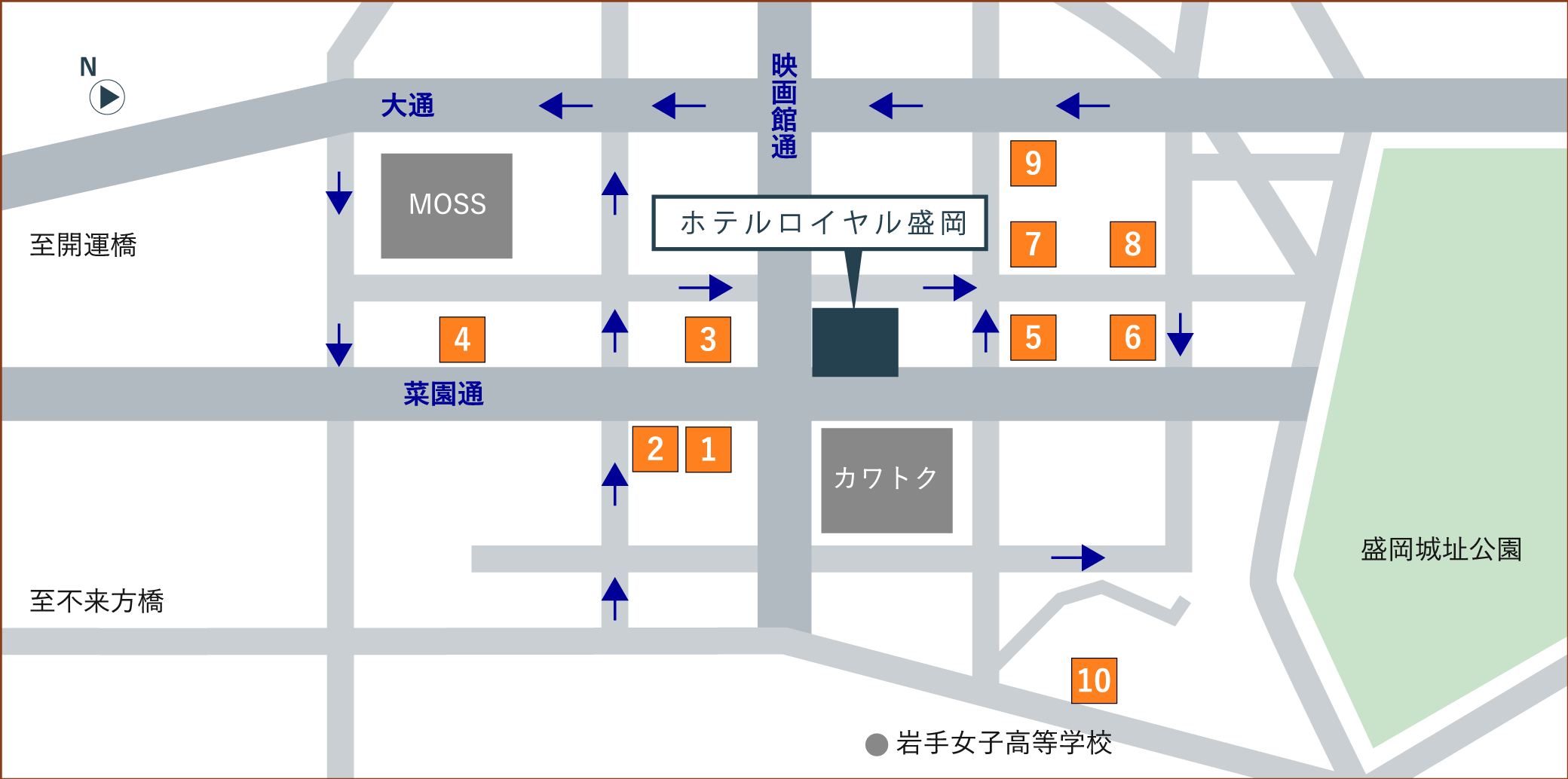 駐車場のご案内